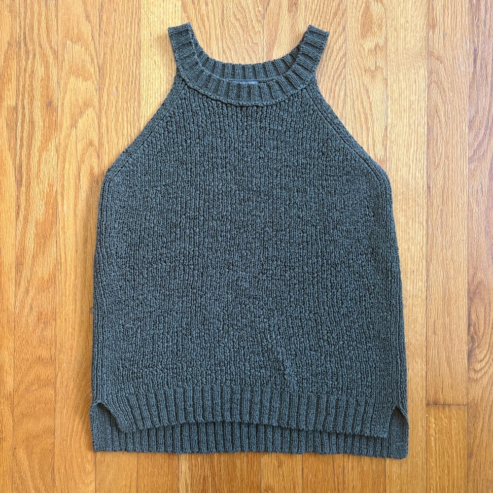 Point Sur J. Crew Knit Sweater Halter Tank M